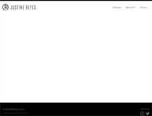 Tablet Screenshot of justinereyes.com